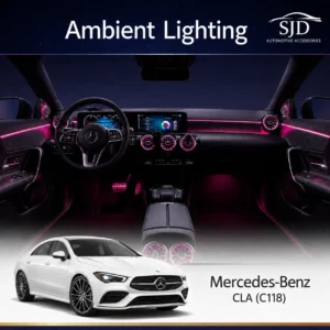 C118 CLA interior ambient lighting overview