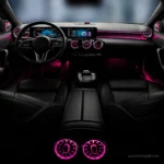 C118 CLA dashboard ambient lighting effect