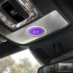C118 CLA front overhead sunglasses holder ambient light effect