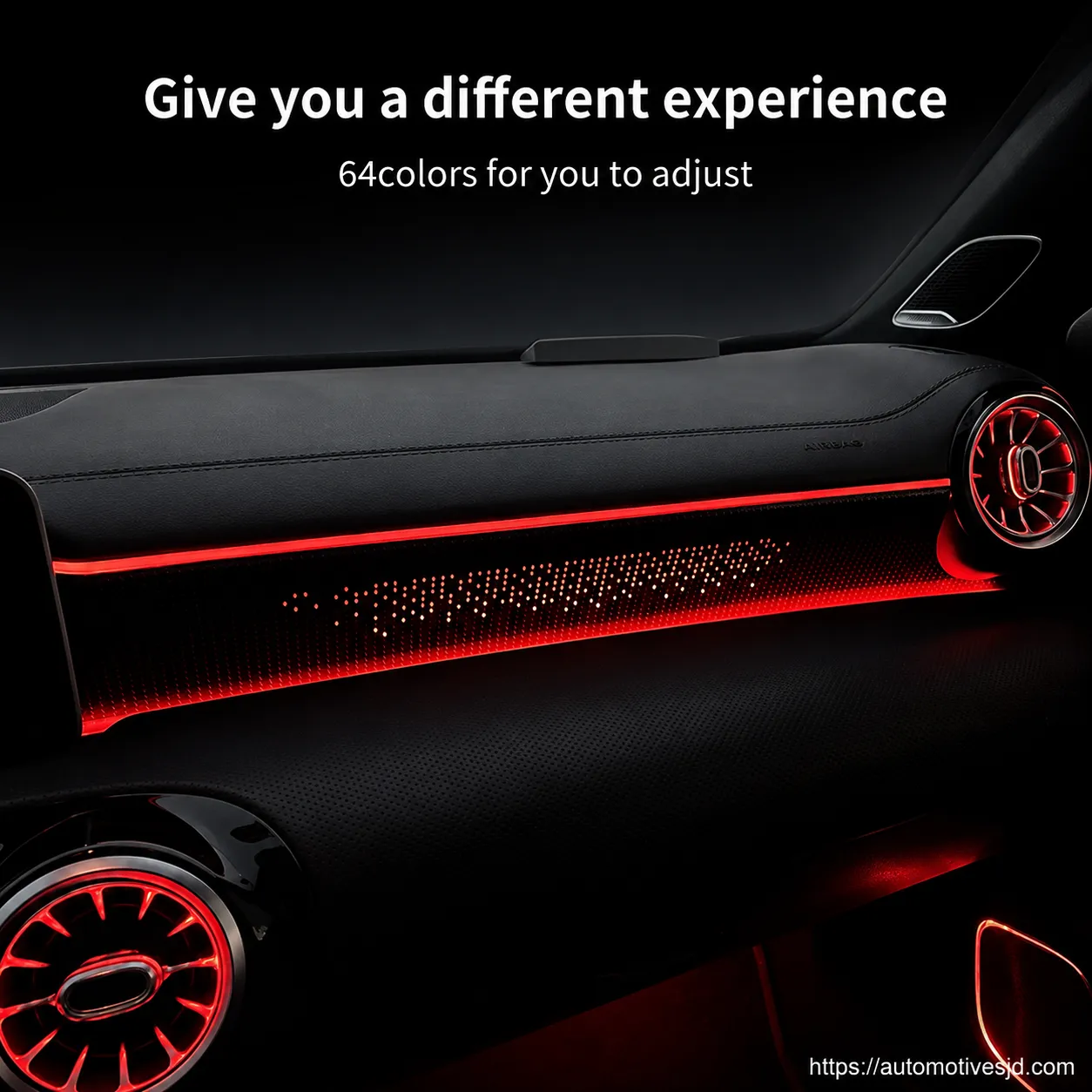 C118 CLA passenger side starlight panel ambient light effect