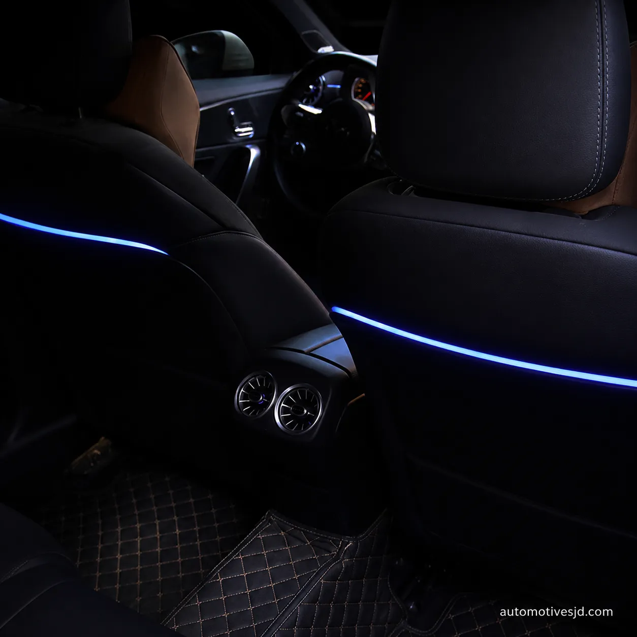 H247 GLA backrest light installed effect