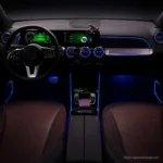 H247 GLA dashboard ambient lighting effect