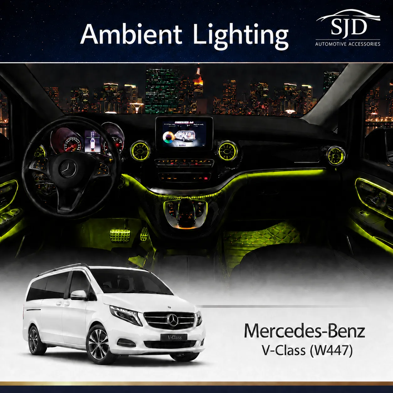 W447 V-Class ambient lighting kit main image