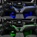 W447 V-Class interior ambient lighting overview