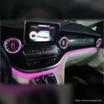 W447 V-Class replacement trim ambient lighting installed effect
