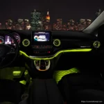 W447 V-Class replacement trim ambient lighting installed effect