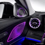 X290 AMG GT illuminated midrange speaker grille cover effect