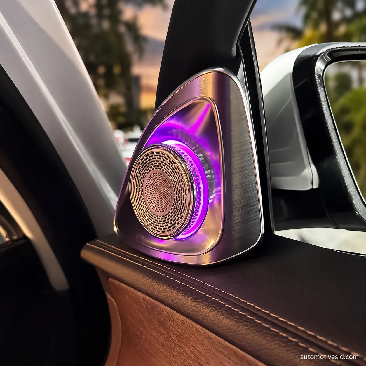 X247 GLB front tweeter ambient light effect