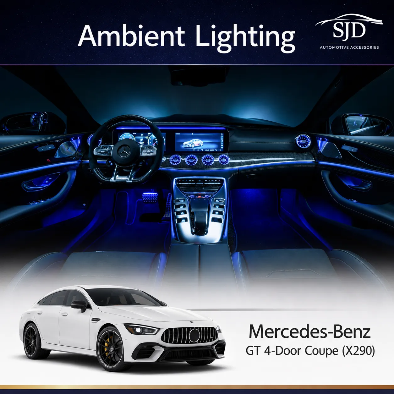 X290 AMG GT ambient lighting kit main image