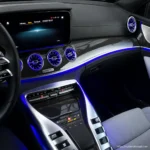 X290 AMG GT front air vent ambient lighting effect