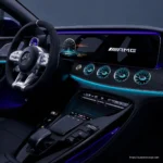 X290 AMG GT front air vent ambient lighting effect