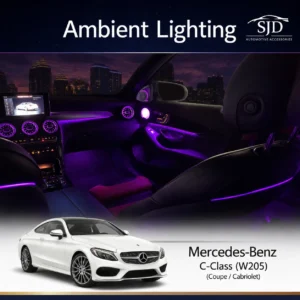C205 C-Class Coupe interior ambient lighting overview