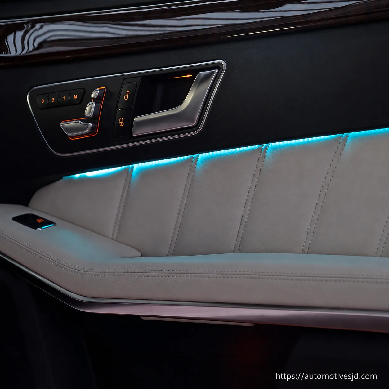 C218 / X218 CLS active ambient lighting installed effect