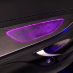 C257 CLS four-door illuminated midrange cover effect