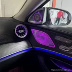 C257 CLS front air vent ambient lighting effect