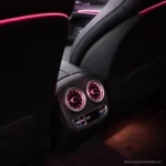 C257 CLS rear air outlet ambient lighting effect