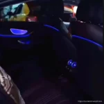C257 CLS seat backrest ambient light effect