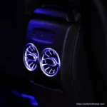 C117 / X117 CLA rear air outlet ambient lighting effect