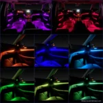 W166 GLE interior ambient lighting overview