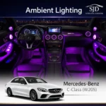 W205 C-Class ambient lighting upgrade overview