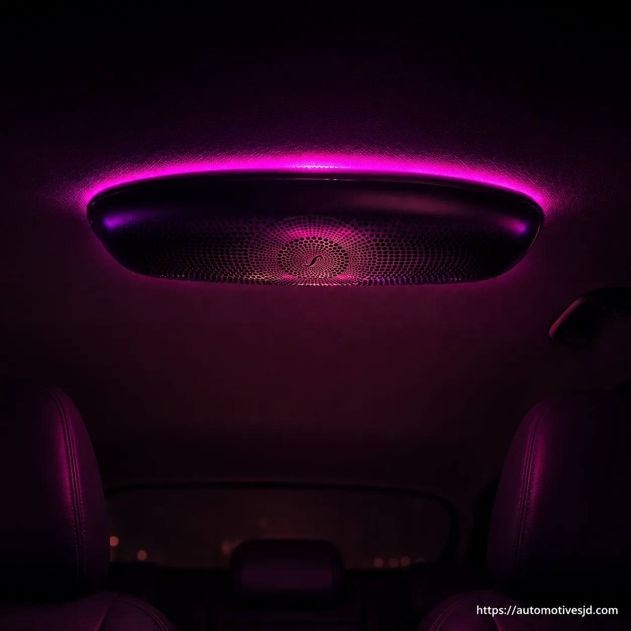 W205 C-Class Rear Roof Ambient Lighting Effect