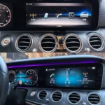 W213 HU6 touchscreen system installed effect