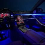 Active ambient lighting strips, modules and wiring for Mercedes-Benz S-Class W223
