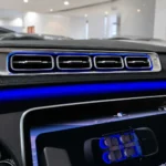 Front and rear illuminated air vent components with modules and wiring for Mercedes-Benz S-Class W223