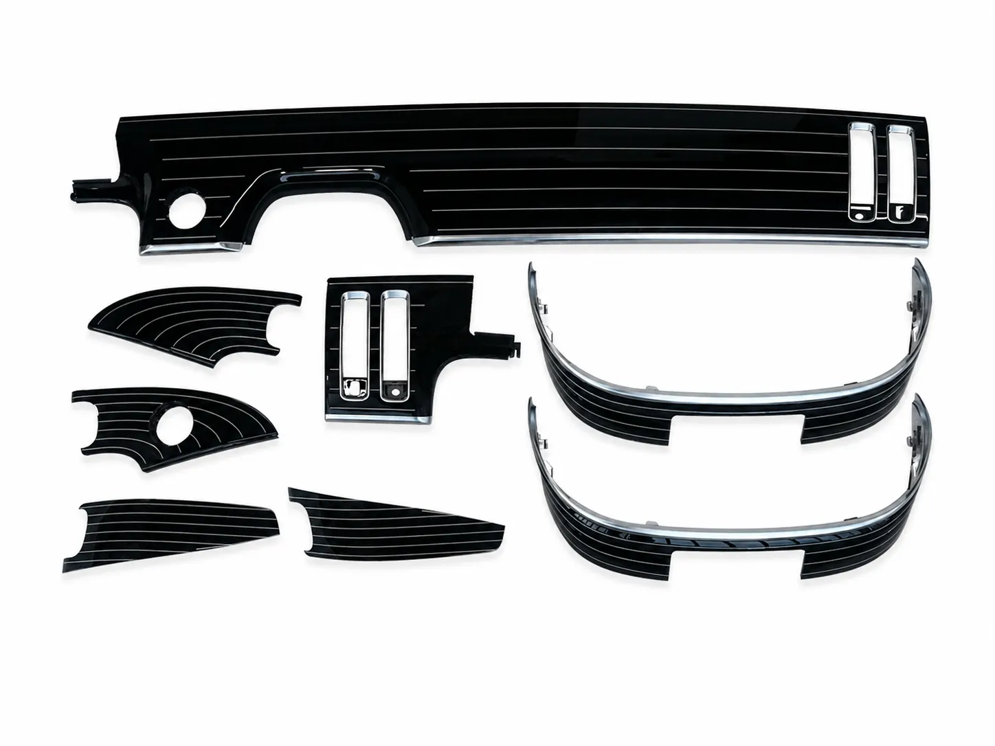 Piano Black Trim – 8-Piece