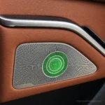 Four illuminated midrange speaker covers with wiring for Mercedes-Benz S-Class W223