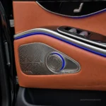 Four illuminated midrange speaker covers with wiring for Mercedes-Benz S-Class W223