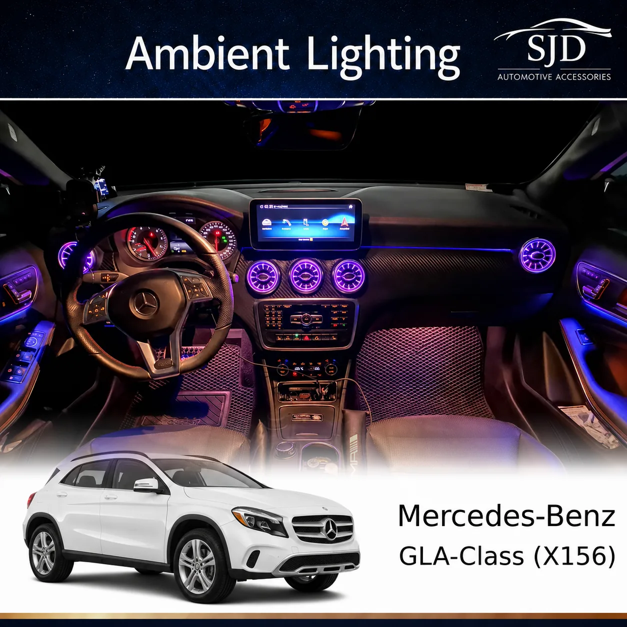 X156 GLA ambient lighting kit main image