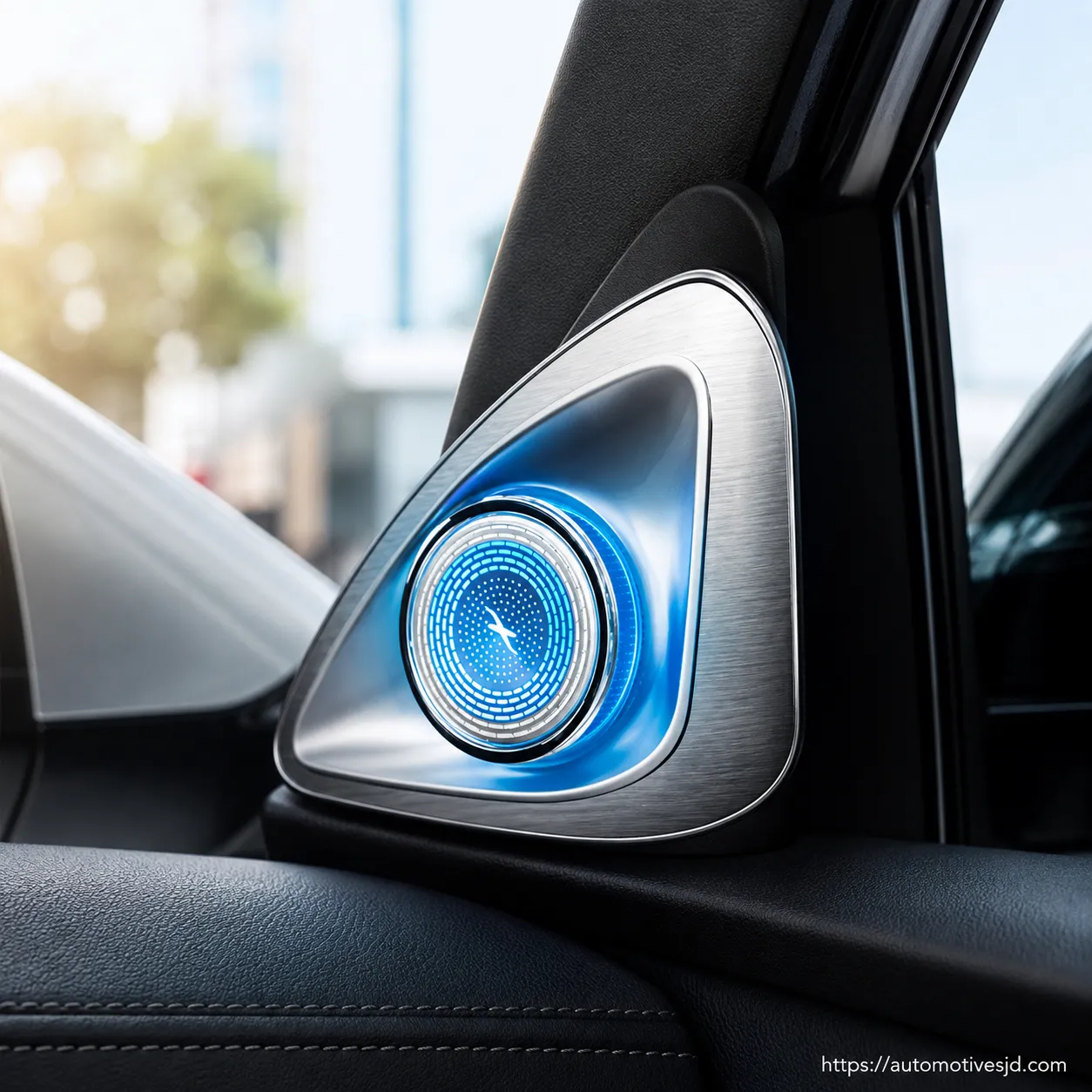 X254 GLC-Class standard 4D rotating tweeters illuminated inside the front doors