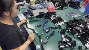 Quality testing of automotive ambient lighting wiring harnesses and control modules