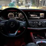Mercedes-Benz S-Class W222 instrument cluster and multimedia display installation process